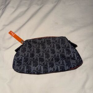 Vintage Dior monogram oblique Remove Before Flight Trotter mini bag